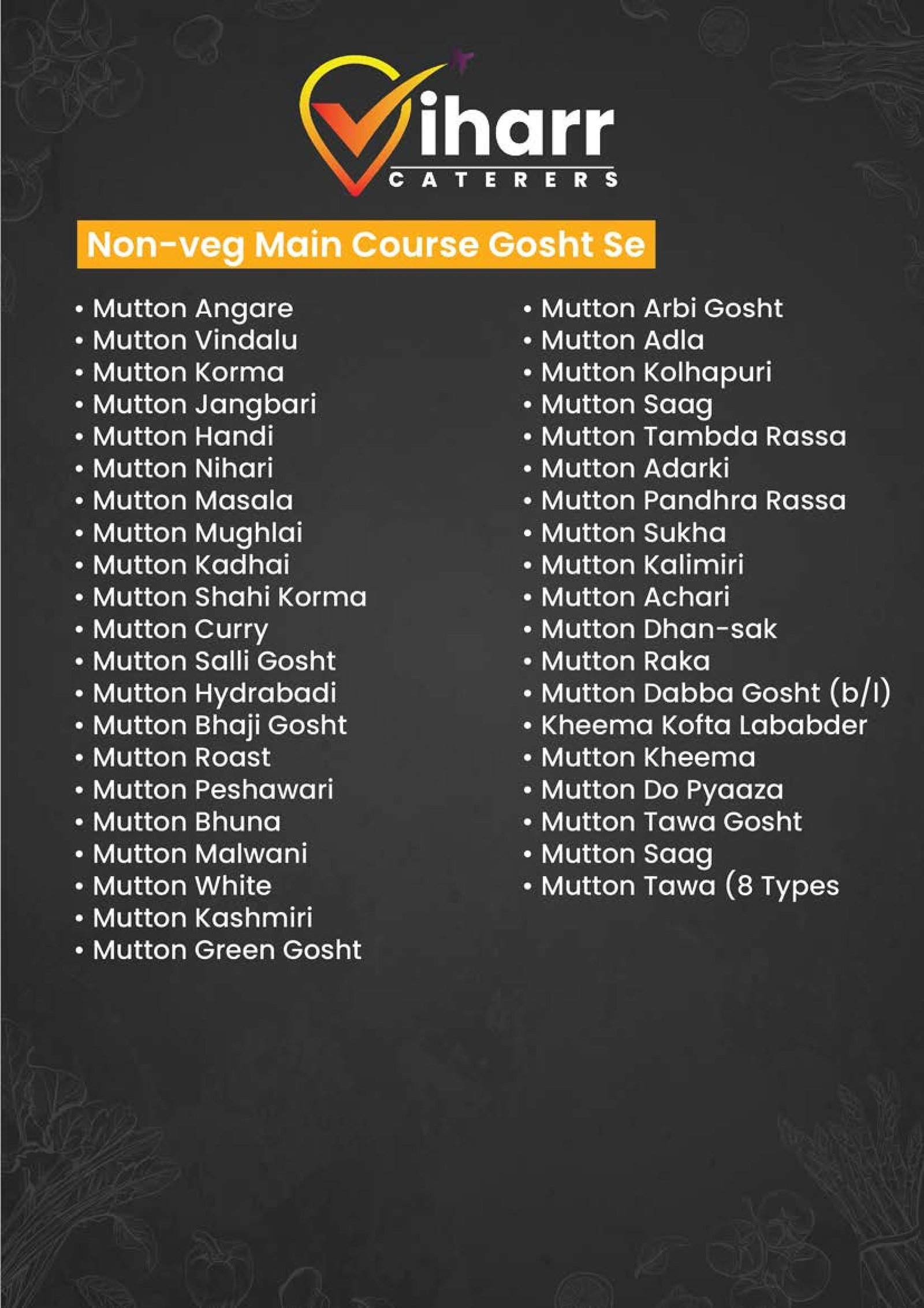 Non-Veg Menu